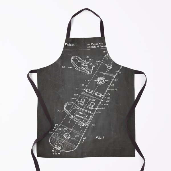 Item preview, Snowboard Patent - Snowboarding Art - Black Chalkboard designed and sold by patentpress.