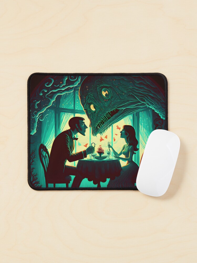 Thumbnail 1 of 5, Mouse Pad, A Monster's Love: A Macabre and Scary Valentine's Day Collection designed and sold by RafaelVanti.