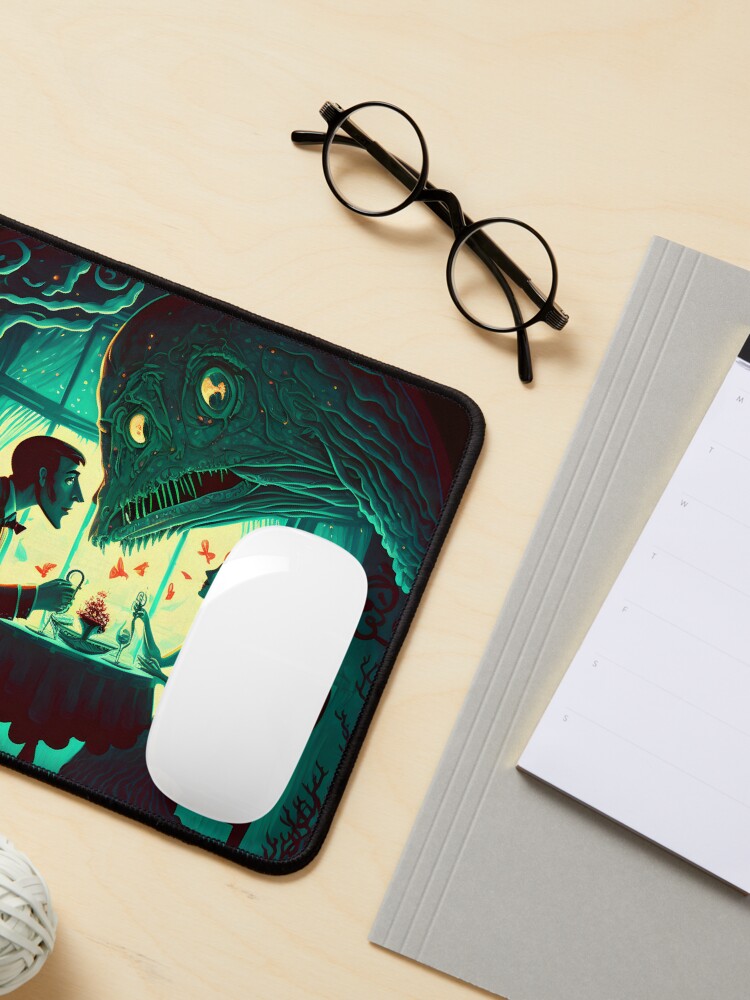 Thumbnail 3 of 5, Mouse Pad, A Monster's Love: A Macabre and Scary Valentine's Day Collection designed and sold by RafaelVanti.