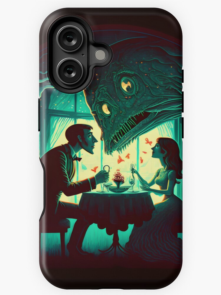 Thumbnail 1 of 4, iPhone Case, A Monster's Love: A Macabre and Scary Valentine's Day Collection designed and sold by RafaelVanti.
