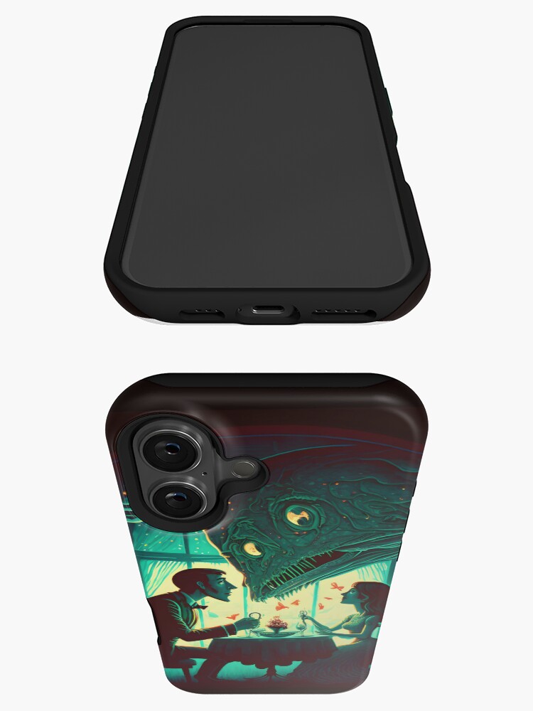 Thumbnail 3 of 4, iPhone Case, A Monster's Love: A Macabre and Scary Valentine's Day Collection designed and sold by RafaelVanti.