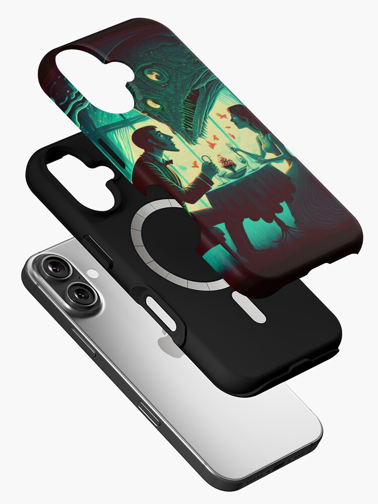 Thumbnail 2 of 4, iPhone Case, A Monster's Love: A Macabre and Scary Valentine's Day Collection designed and sold by RafaelVanti.