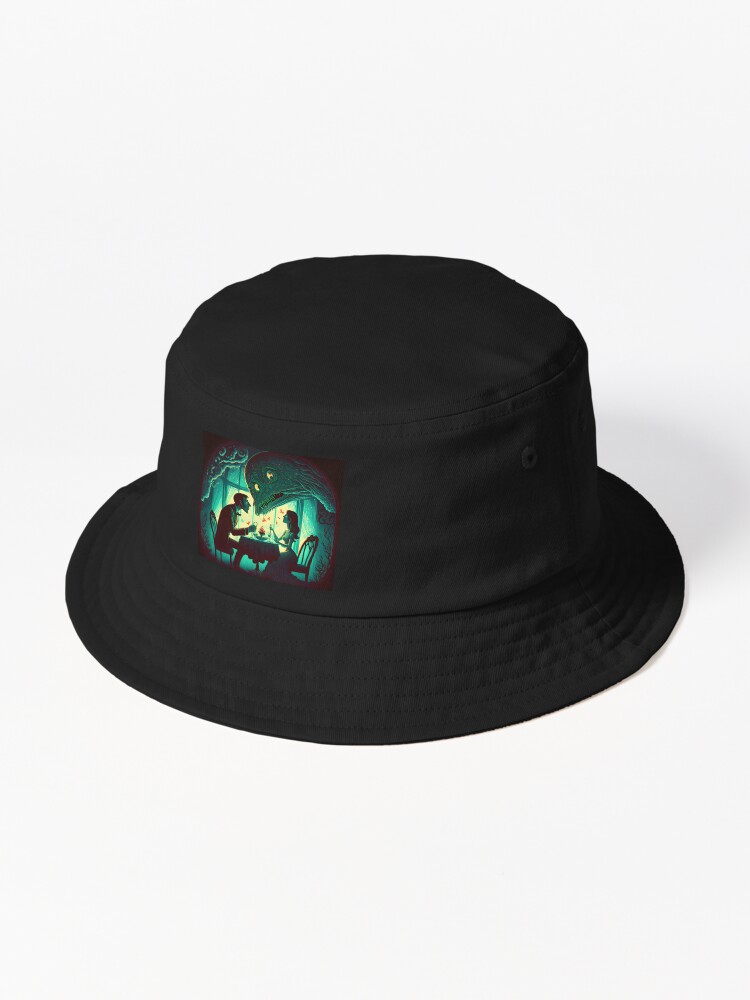 Thumbnail 1 of 6, Bucket Hat, A Monster's Love: A Macabre and Scary Valentine's Day Collection designed and sold by RafaelVanti.