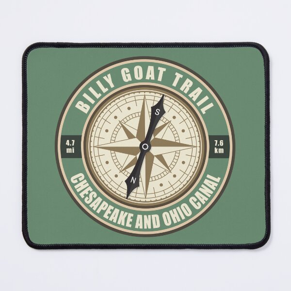 Item preview, Billy Goat Trail Maryland Compass Hiking Badge designed and sold by KrisSidDesigns.