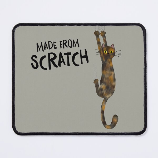 Item preview, Tortie Cat Made From Scratch Funny Tortoise Shell Cat Hanging On designed and sold by Jenn Inashvili.
