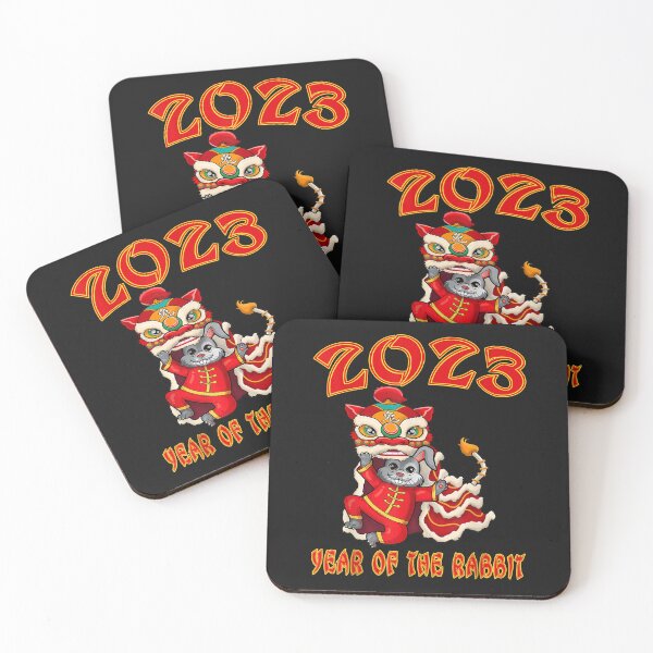 Item preview, Chinese Zodiac Horoscope Decor Happy New Year of Rabbit 2023 T-Shirt designed and sold by Knight-Saverin.