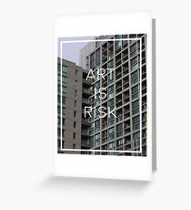 Troye Sivan Art is Risk Greeting Card