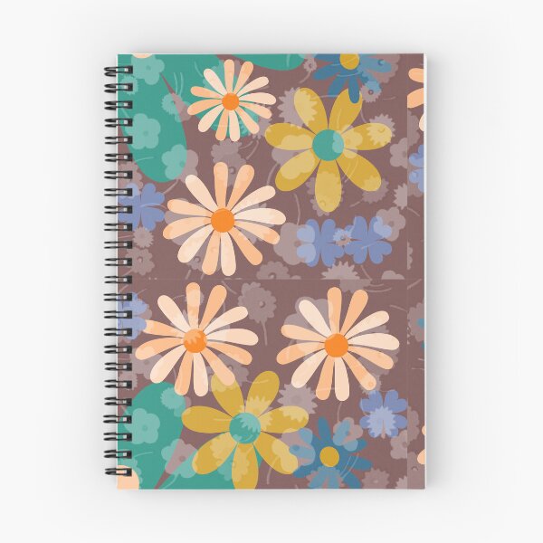 Item preview, Flower Mandalas Green Brown Yellow designed and sold by ZandraGalaShop.
