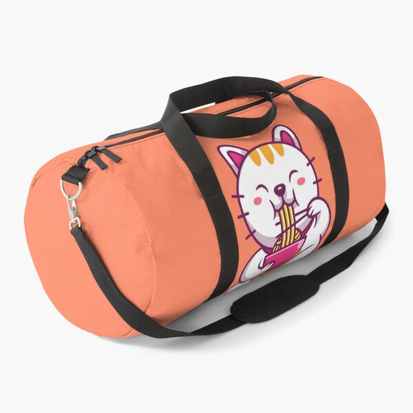 Item preview, Cat eating spaghetti noodles - neko in kawaii style fashion designed and sold by gifts-ideas.