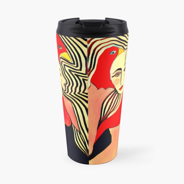 Ladies and Birds Travel Coffee Mug