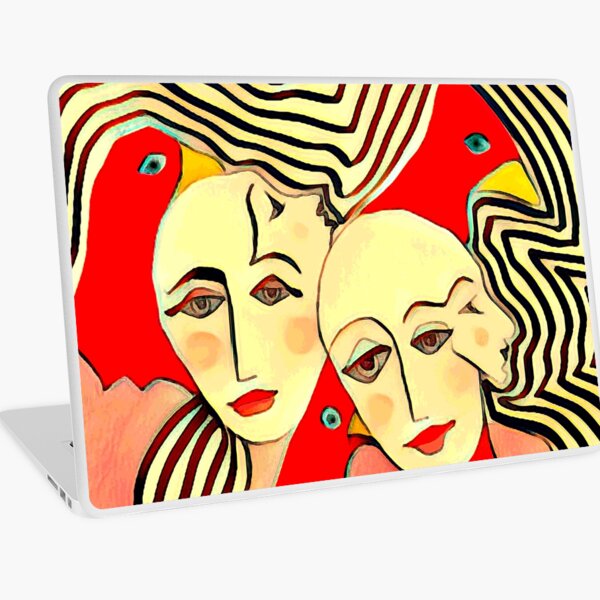 Ladies and Birds Laptop Skin