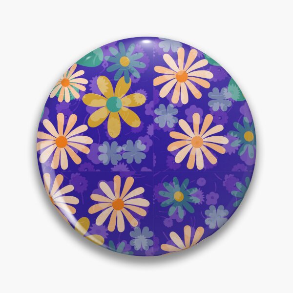 Item preview, Flower Mandalas Green Blue Yellow designed and sold by ZandraGalaShop.