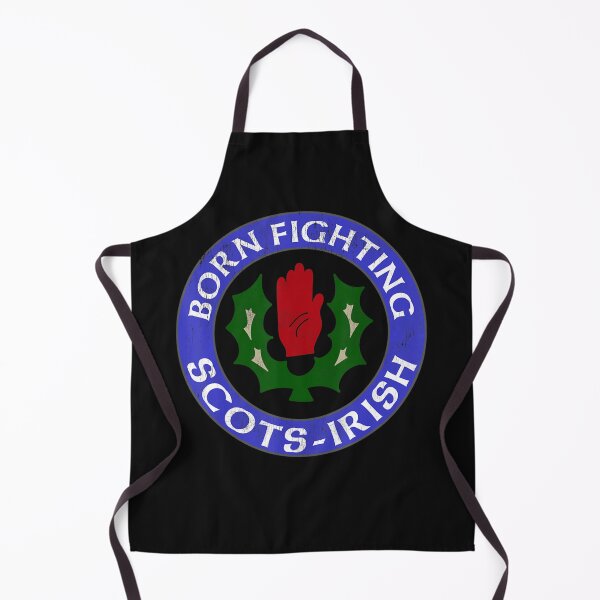 Item preview, Scots Irish T-Shirt Born Fighting designed and sold by LouiseDoherty.