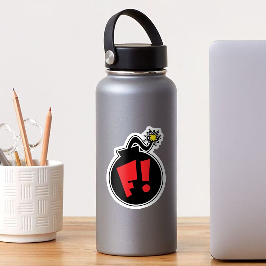 "F! Bomb Logo" Sticker For Sale By Frankenstylin | Redbubble