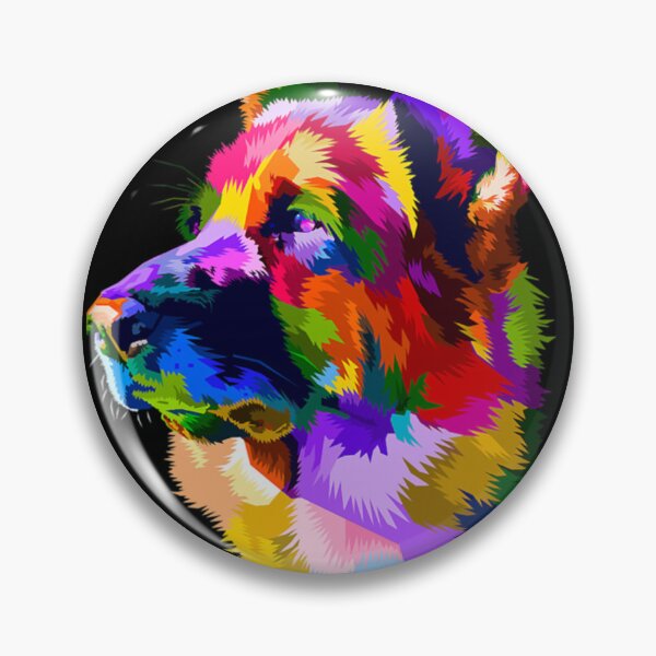 Item preview, Colorful German Shepherd Dog Owner  designed and sold by ClaudEbert.