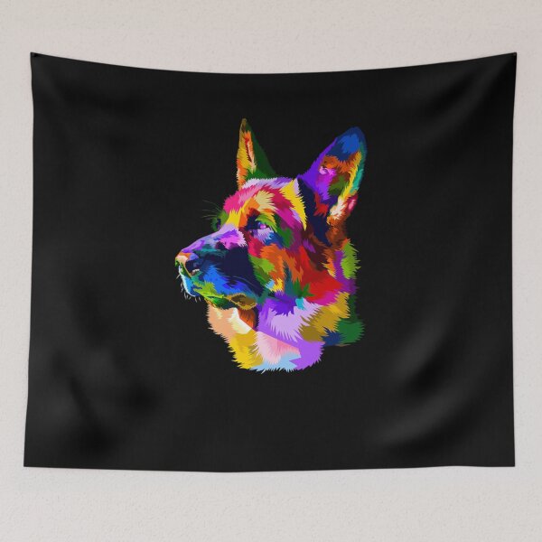 Item preview, Colorful German Shepherd Dog Owner  designed and sold by ClaudEbert.