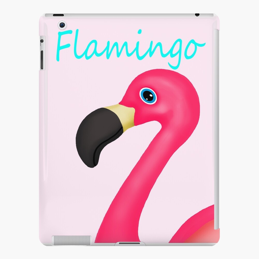 Pink and Teal Flamingo iPad Case & Skin
