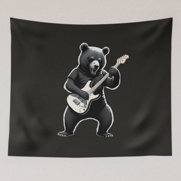 Item preview, Black Bear Metal designed and sold by KidTastic.