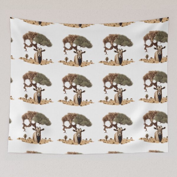 Item preview, Goat in nature of desert [AI generated, AI art ] designed and sold by 3ac-Arts.