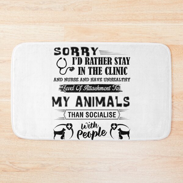 Item preview, Vet Tech - I'd Rather Stay In The Clinic With My Animals designed and sold by UnknownArtistt.