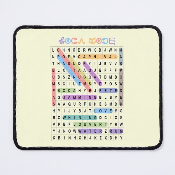 Item preview, Soca Music - Caribbean Festival Cross Word Puzzle - Soca Mode designed and sold by Soca-Mode.
