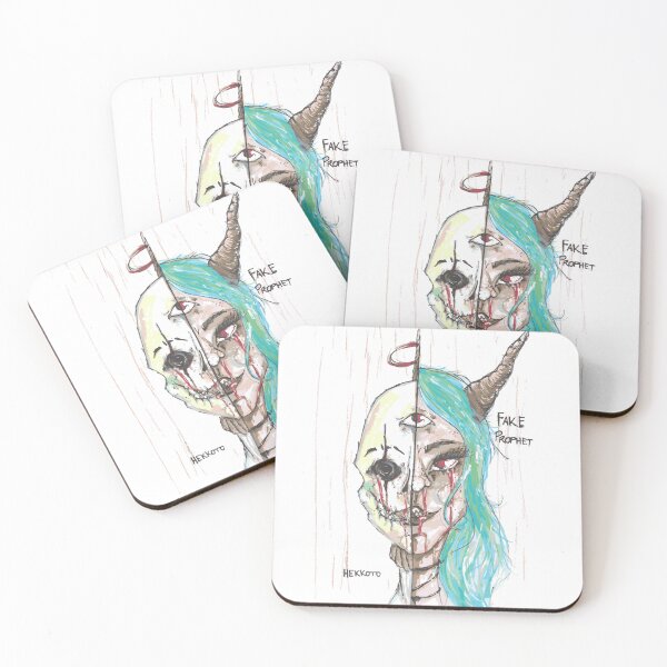 Item preview, Fake prophet anime girl and monster demon horror designed and sold by Hekkoto.