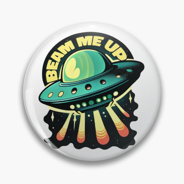 Item preview, Alien Beam Me Up UFO designed and sold by spezoinks.