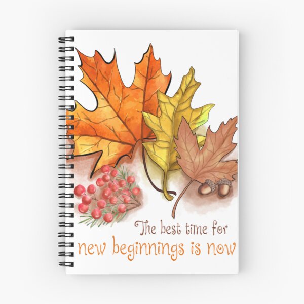 Item preview, The best time for new beginnings is now  designed and sold by TheklaSigourney.