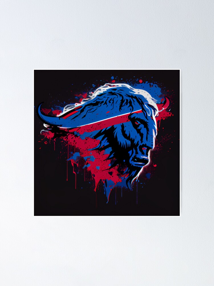 Buffalo Bills 3' Poster for Sale by mikailafisa