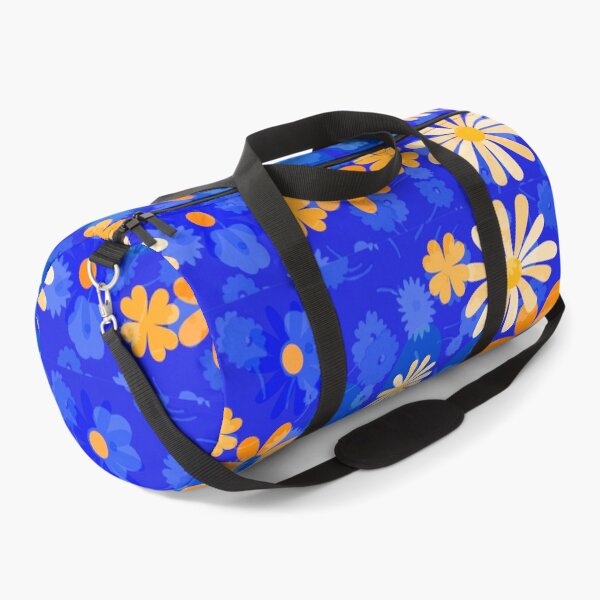 Item preview, Flower Mandalas Orange Blue designed and sold by ZandraGalaShop.