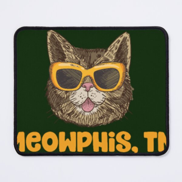 Item preview, Meowphis (Memphis) Tennessee Funny Cat Pun designed and sold by TheklaSigourney.