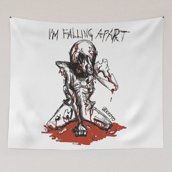 Item preview, Im falling apart depression sad emotional mental health designed and sold by Hekkoto.