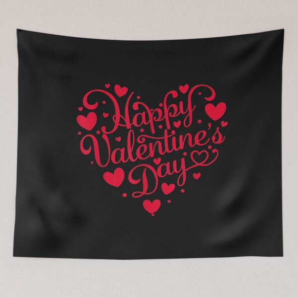Item preview, Happy Valentines Day Valentine Heart Shape T-Shirt designed and sold by Knight-Saverin.