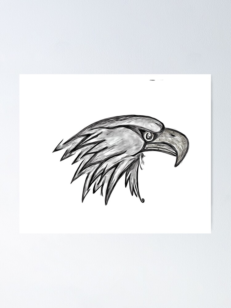 Eagle, original pencil drawing