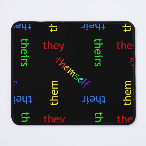 Item preview, They/Them Rrainbow Pronouns designed and sold by Pyrolitheus.