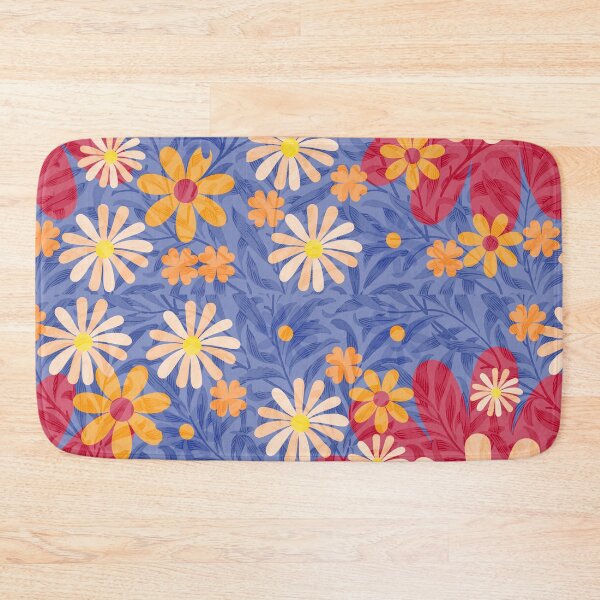 Item preview, Flower Mandalas Blue designed and sold by ZandraGalaShop.