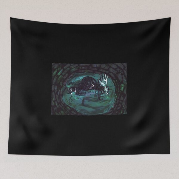 Item preview, Samara Morgan the Ring monster horror movie designed and sold by Hekkoto.
