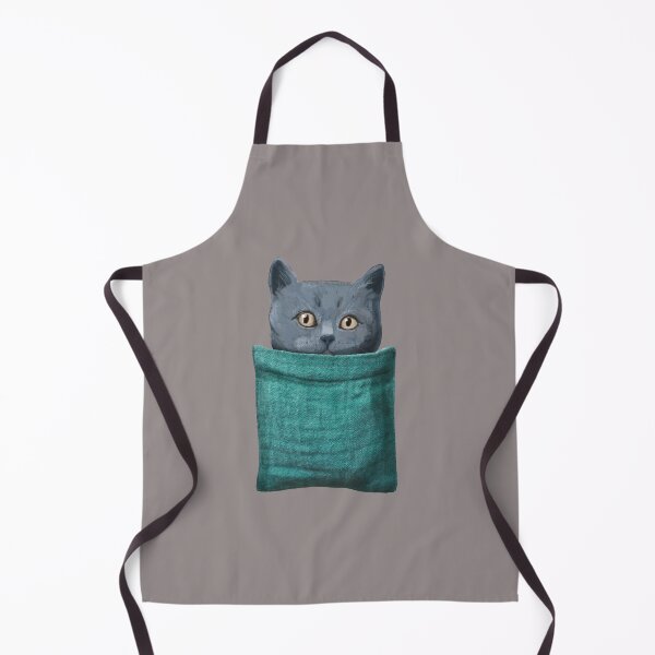Item preview, Gray Cat in Pocket designed and sold by Supachet.