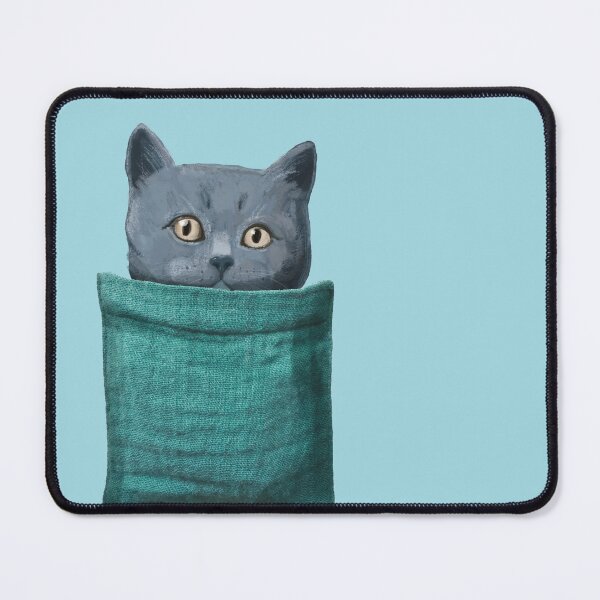 Item preview, Gray Cat in Pocket designed and sold by Supachet.