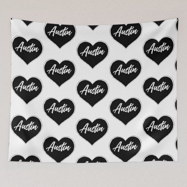 Item preview, Austin - Black Heart Edition designed and sold by CrayDogTshirts.