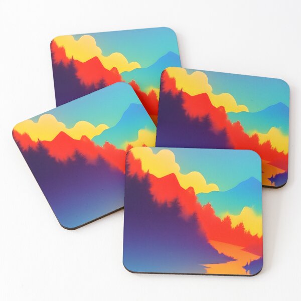 Item preview, Add a Touch of Nature to Your Life with Our Stunning Minimalist Landscape Mountain Trees Prints designed and sold by supeart.