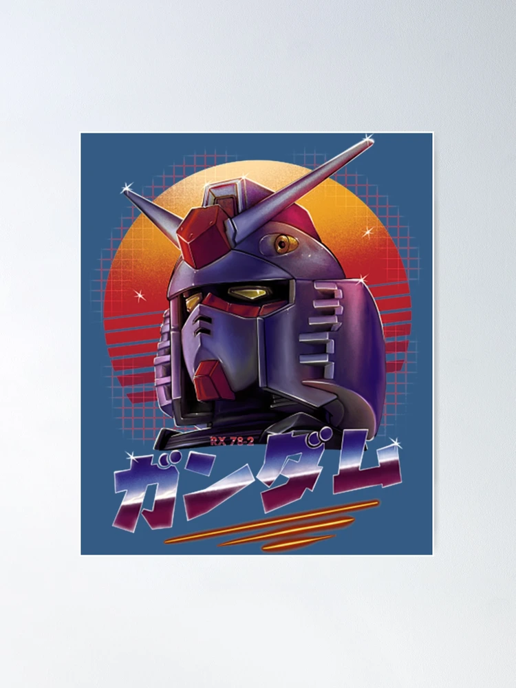 Retro 80s RX 78-2 Gundam | Poster