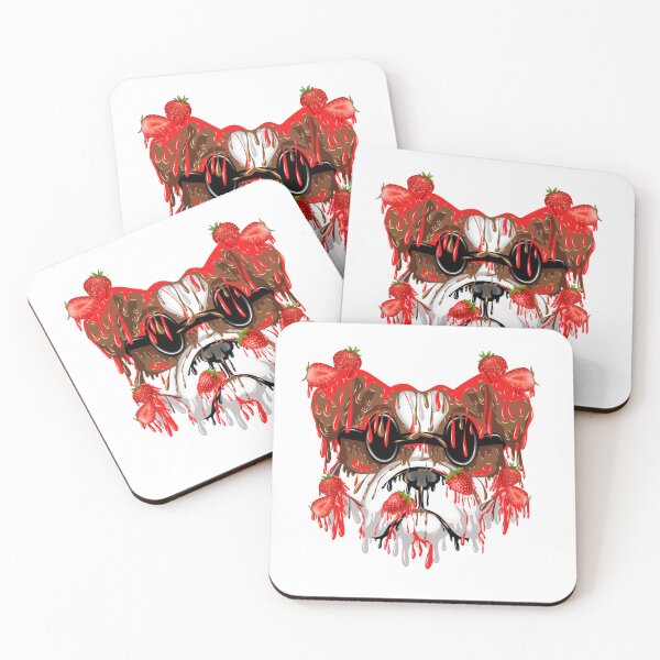 Item preview, chocolate strawberry dog grime art designed and sold by AmsaOza.