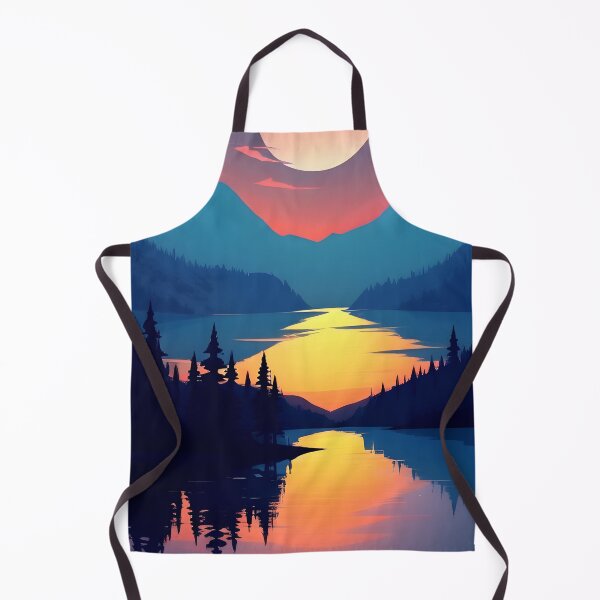 Item preview, Add a Touch of Beauty and Tranquility to Your Space with Our Wide Range of Gorgeous Minimalist Landscape Sunrise View Prints designed and sold by supeart.