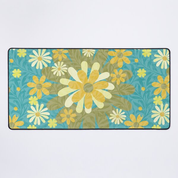 Item preview, Flower Mandalas Green Yellow designed and sold by ZandraGalaShop.