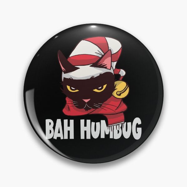 Item preview, Bah Humbug Cat Hate Christmas Scrooge Cat Bah Humbug Gear designed and sold by DynamicDesign.