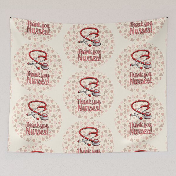 Item preview, Girls Women Nurses Valentines Day Hearts Stethoscope designed and sold by gifts-ideas.