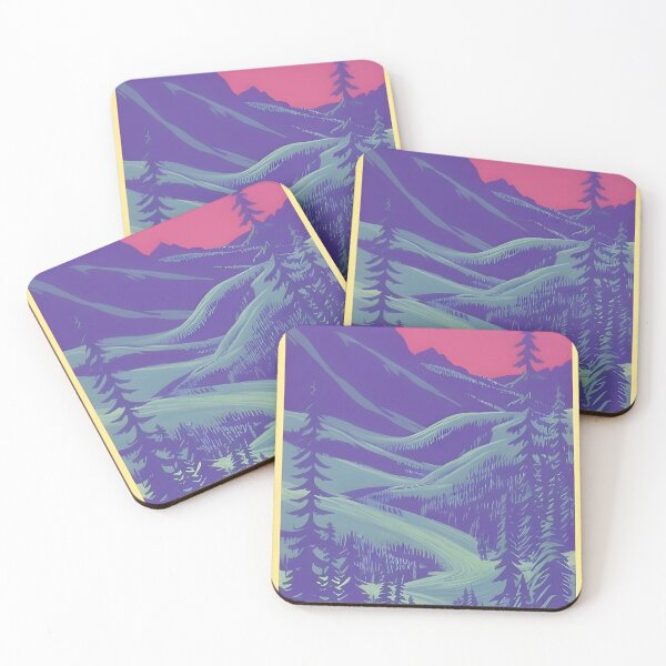 Item preview, Enhance Your Space with Our Beautiful Collection of Minimalist Matte Painting of Bavarian Alps Prints designed and sold by supeart.