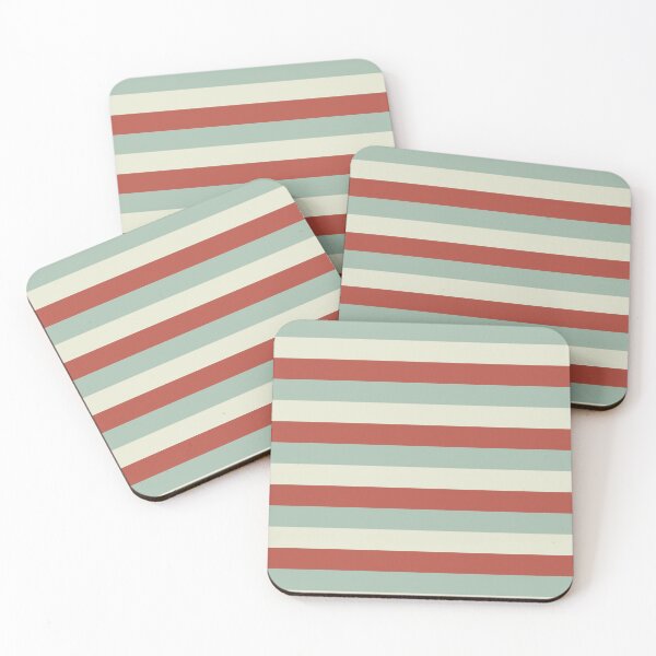 Item preview, Gum leaf green, light olive and rust red Exotic Colour Patterns designed and sold by byskillbytalent.
