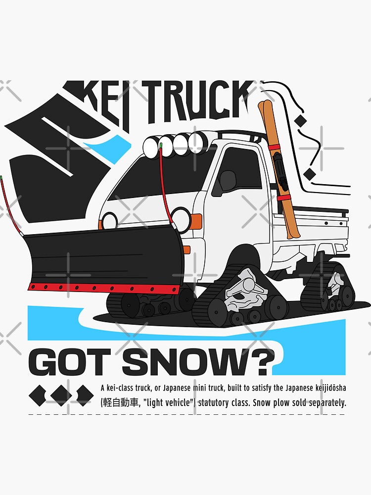 Suzuki Kei Truck (Snow Plow Mod + Ski) 1999